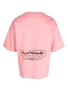 Off Duty Gelaagd T-shirt - Roze