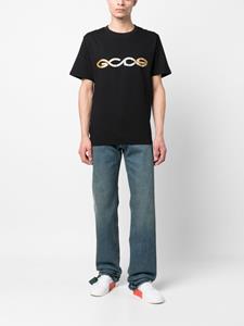 Gcds T-shirt met logoprint - Zwart