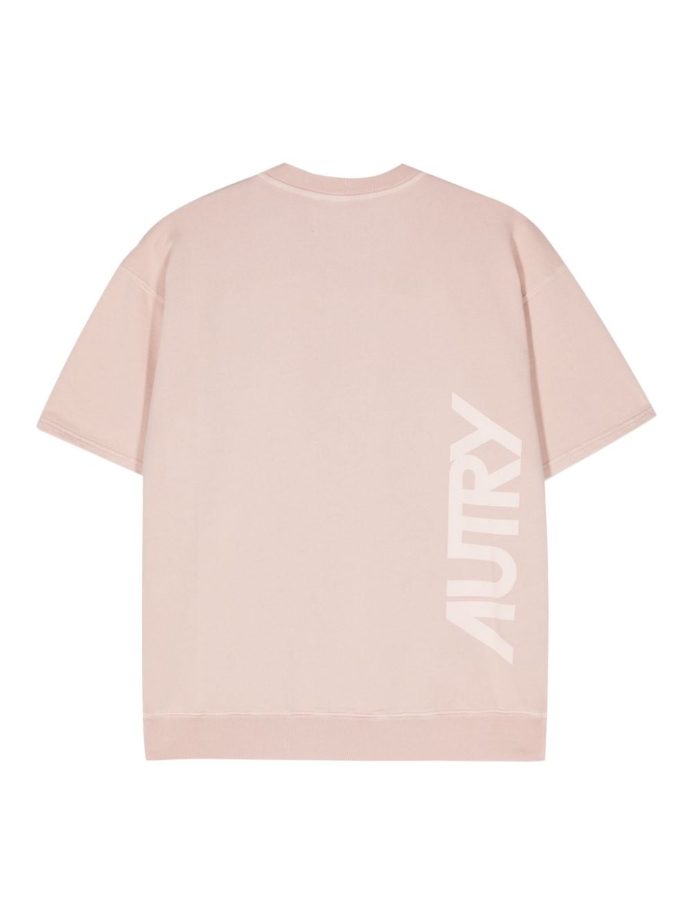 Autry Katoenen T-shirt met logoprint - Roze