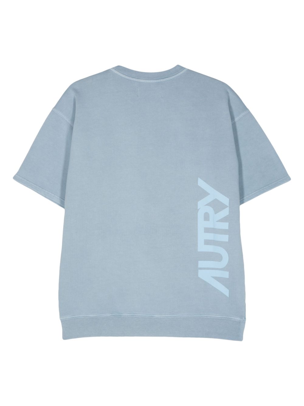 Autry Katoenen T-shirt met logoprint - Blauw