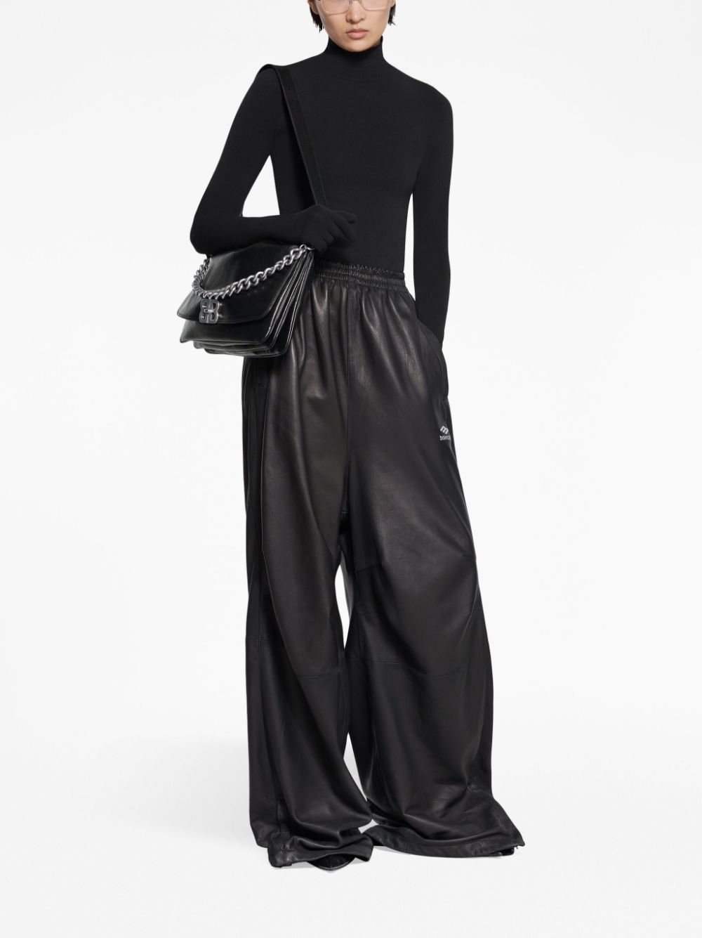Balenciaga Trainingsbroek met print - Zwart
