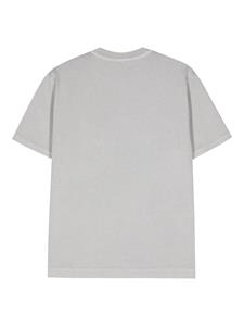 Autry Katoenen T-shirt met geborduurd logo - Grijs