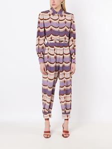 Adriana Degreas Broek met Pre-owned print - Paars