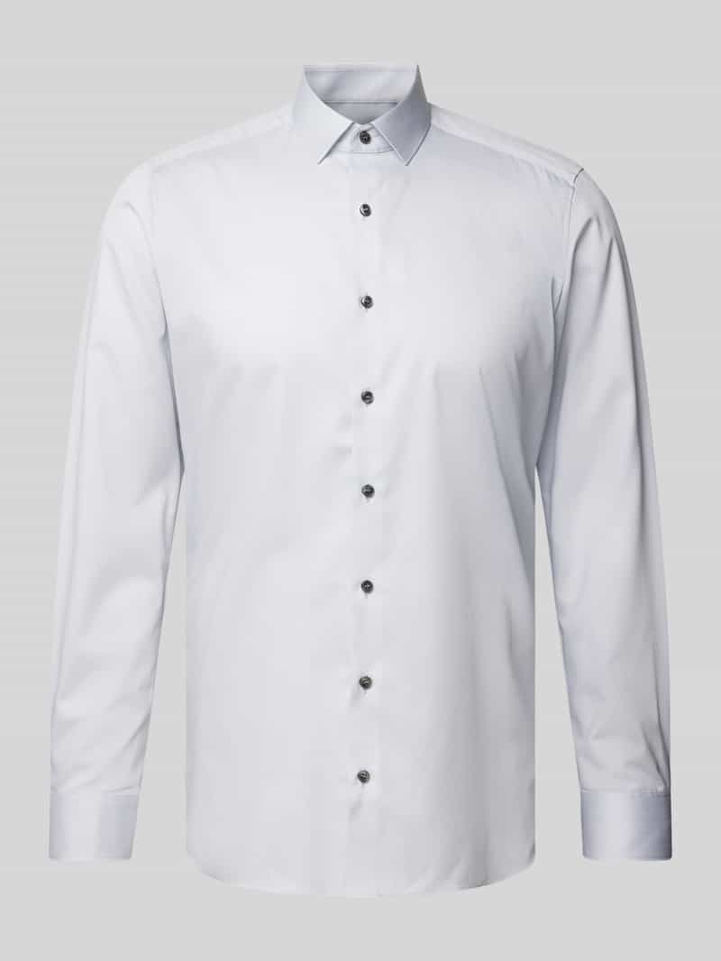 OLYMP Level Five Body fit zakelijk overhemd met kentkraag, model 'Modern Kent'