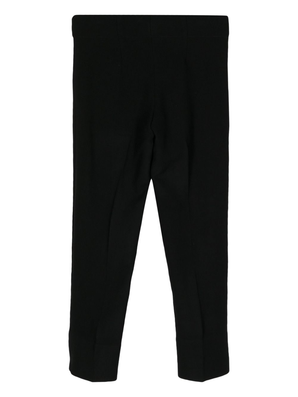 Patou Wollen broek met toelopende pijpen - Zwart