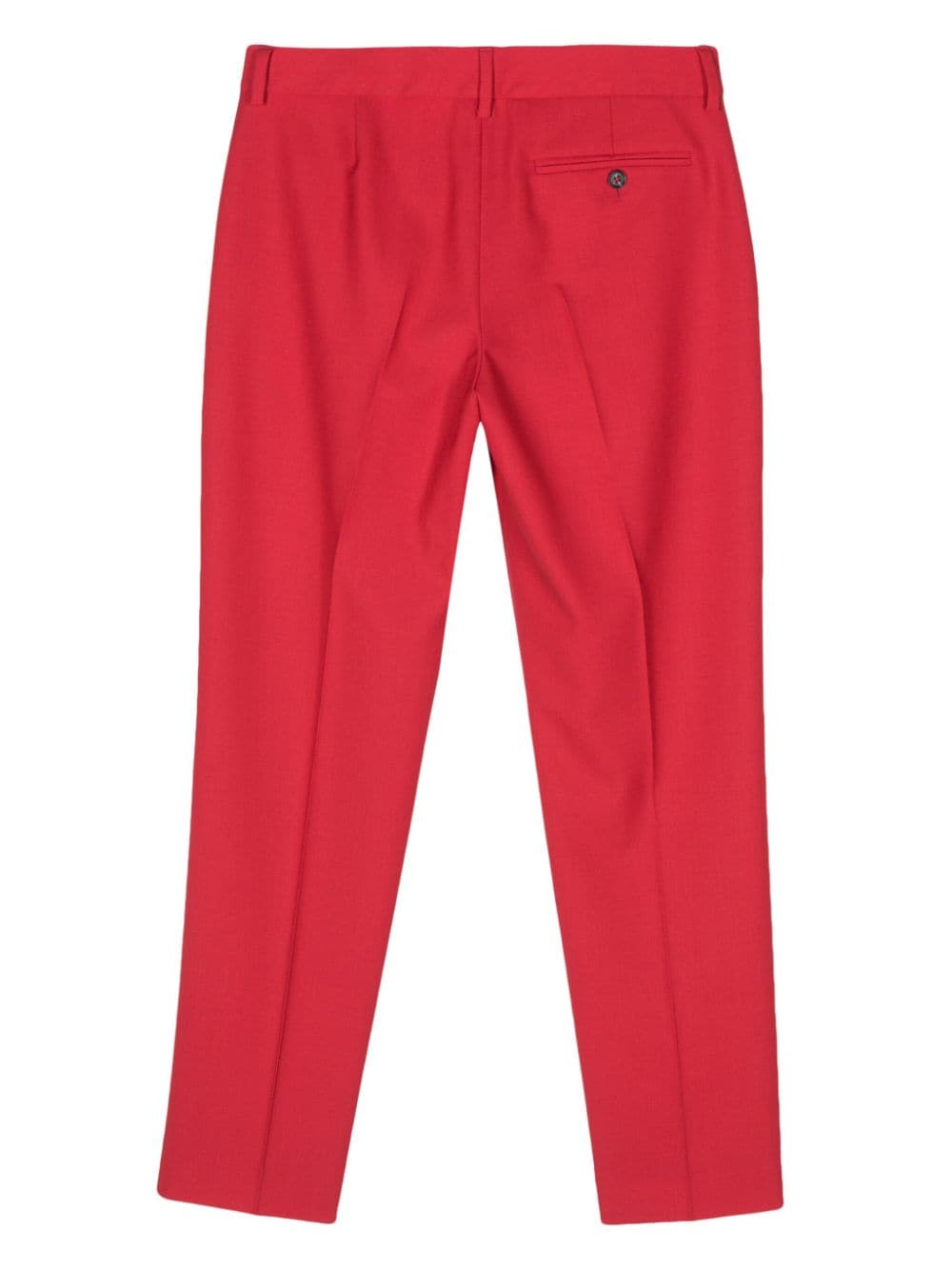 Paul Smith pressed-crease tapered-leg trousers - Rood
