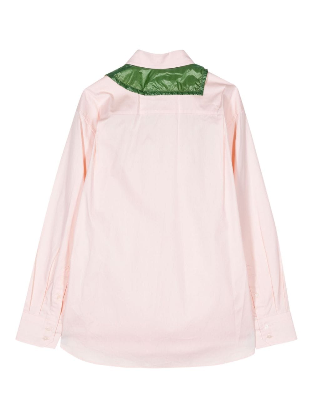 Kolor layered-design cotton shirt - Beige