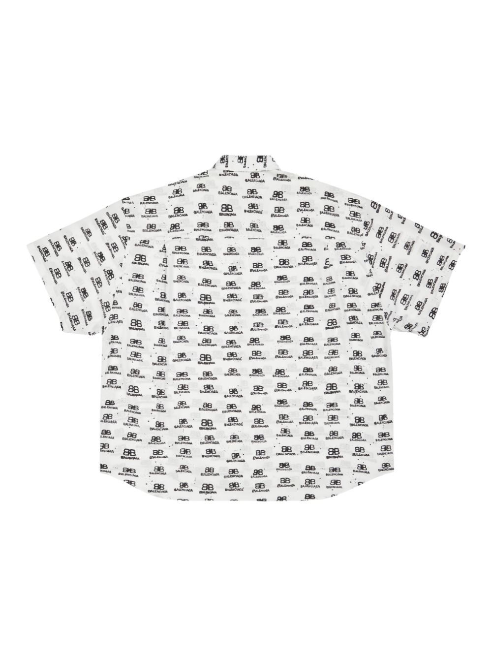 Balenciaga T-shirt met monogramprint - Wit
