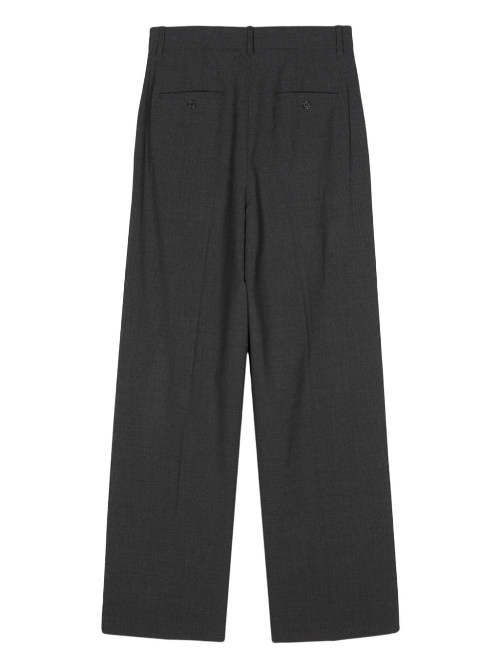 Theory pleat-detail wide-leg trousers - Grijs