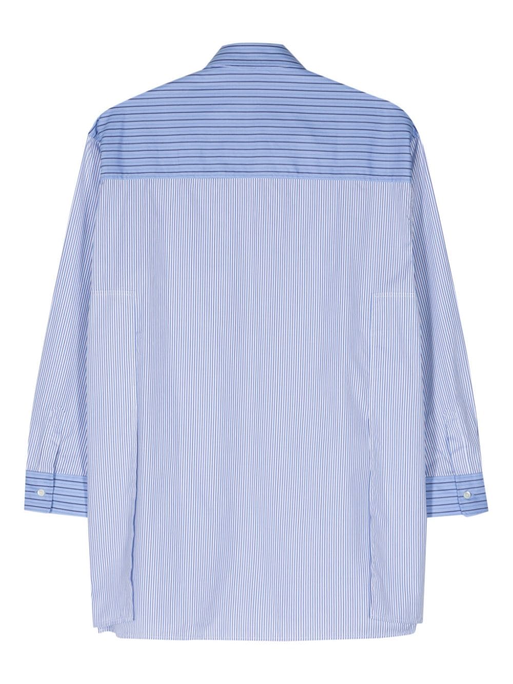 ASPESI Gestreept overhemd - Blauw