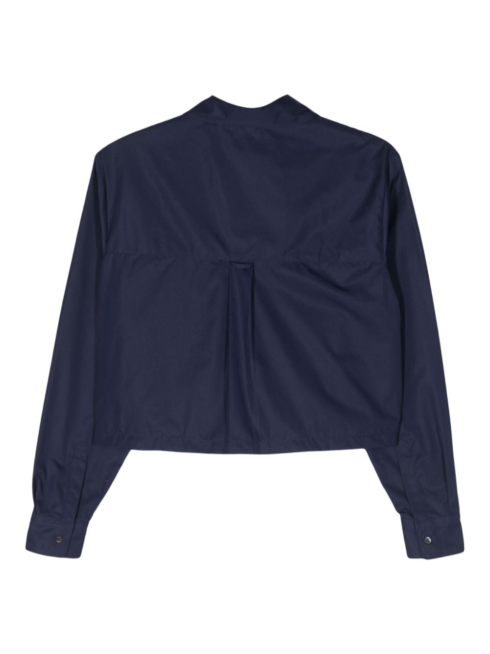 ASPESI Cropped blouse - Blauw