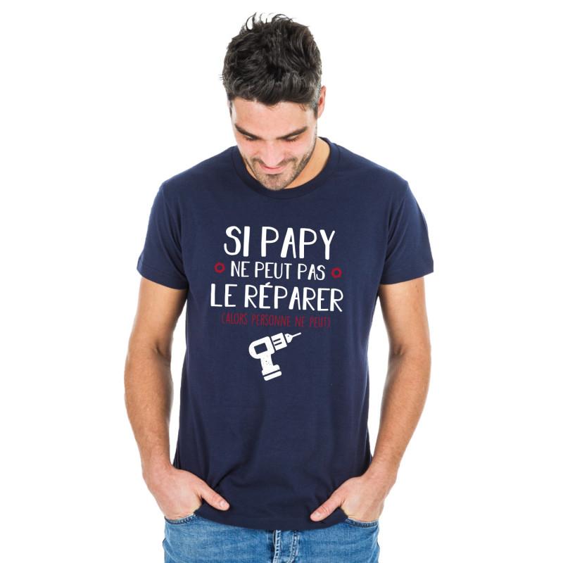 Les Éphémères Heren T-shirt - ALS PAPY HET NIET KAN FIXEN 2