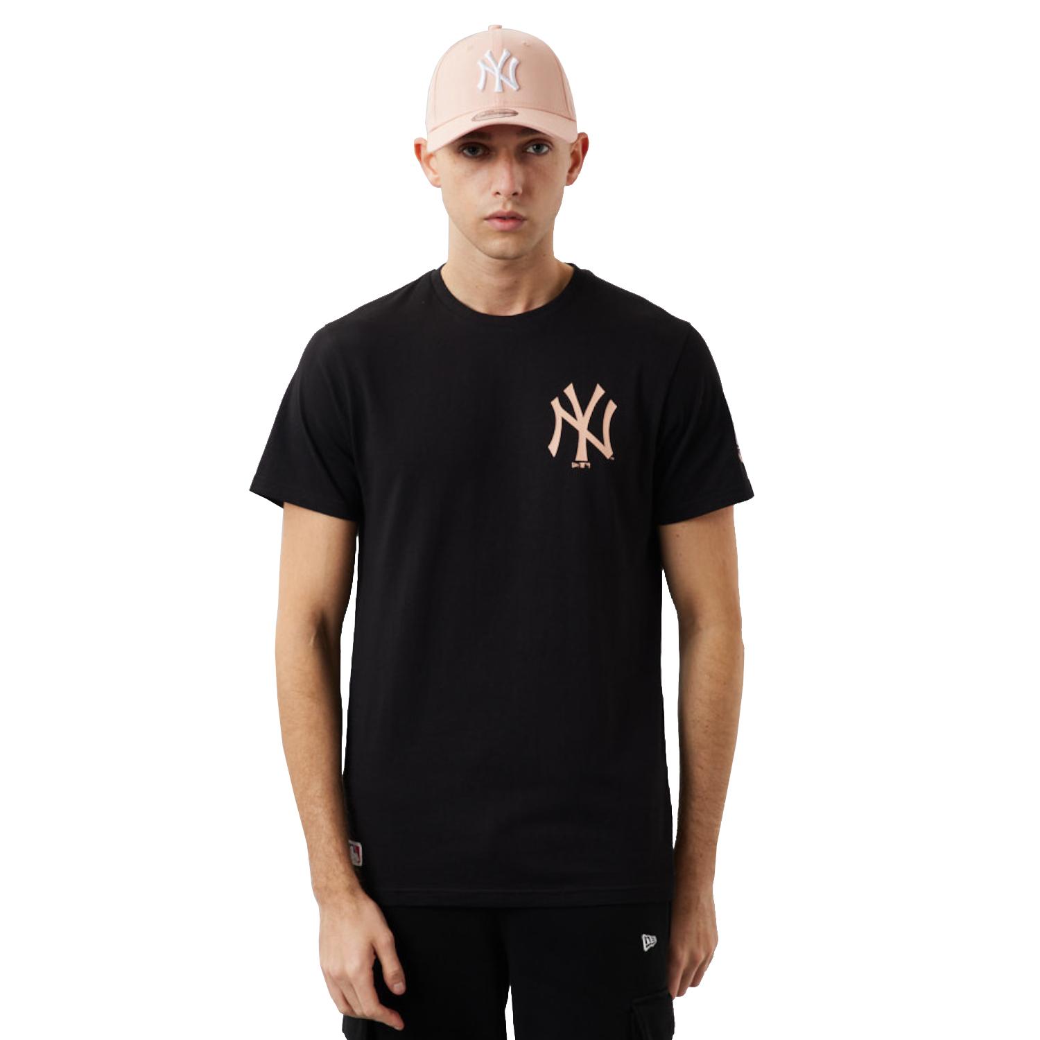 New era MLB New York Yankees Tee, Heren zwart T-shirt