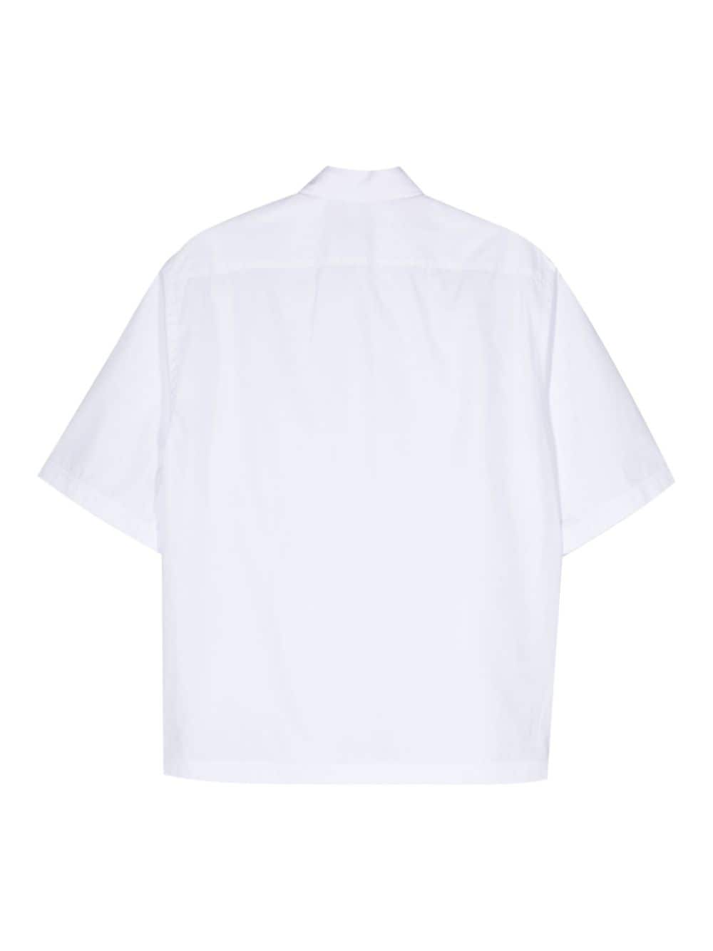 Lardini short-sleeve poplin shirt - Wit