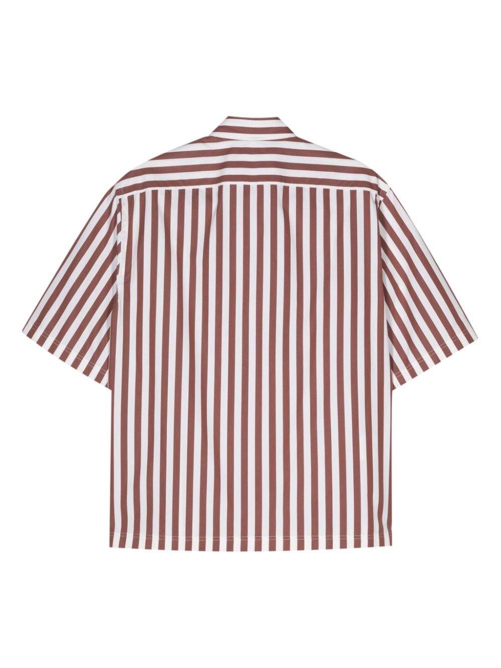 Lardini striped cotton shirt - Bruin