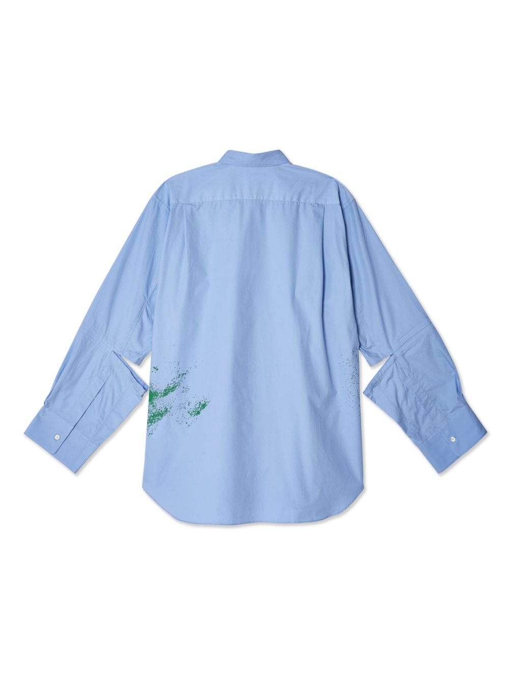 Comme Des Garçons Shirt Gedeconstrueerd overhemd - Blauw
