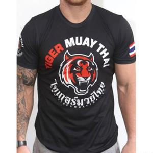 Ancient Muay Thai Tiger Muay Thai Kick Boxing T-Shirt Zomer Katoen O-Hals Met Korte Mouw Heren T-Shirt T-shirt Tops Streetwear