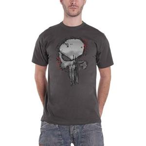 Marvel Comics Unisex volwassen Punisher metallic schedel T-shirt