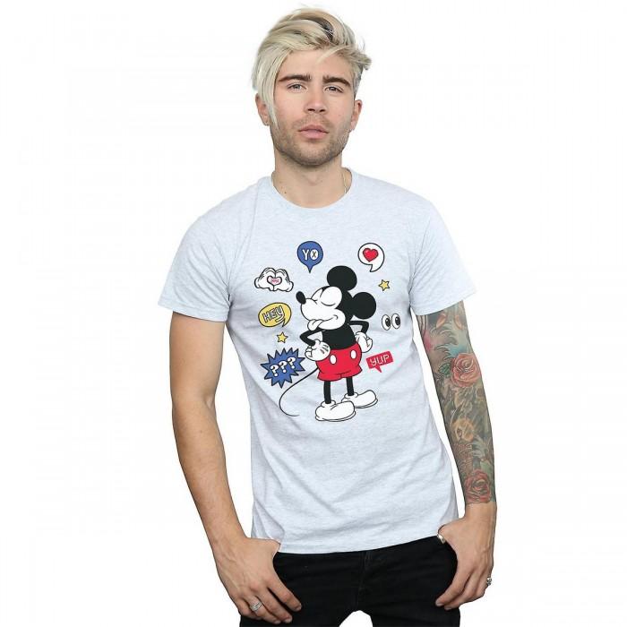 Disney Heren Mickey Mouse Tong Katoen T-Shirt