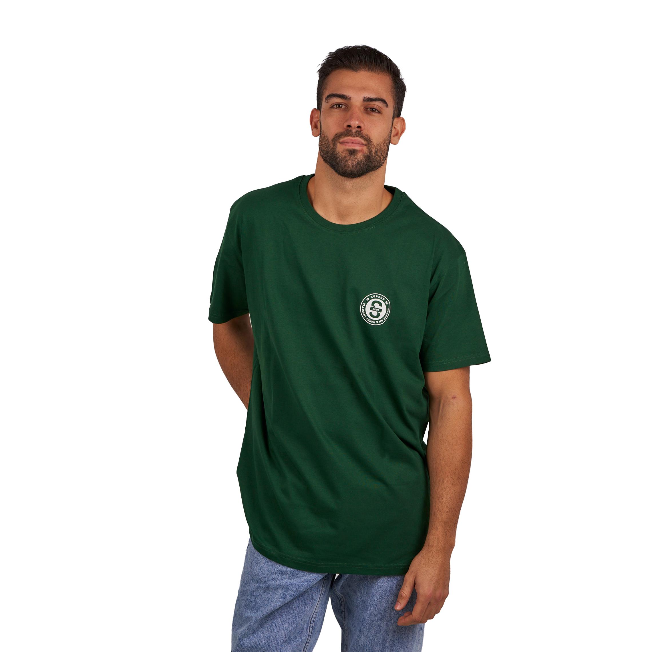 SUPERB Basic oversize heren-T-shirt met korte mouwen SPRBCO-002