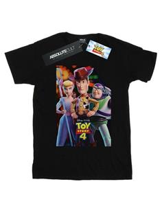 Disney Heren Toy Story 4 Buzz Woody en Bo Peep Poster T-shirt