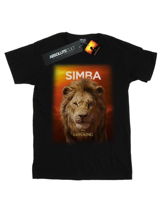 Disney Heren The Lion King Movie Volwassen Simba Poster T-shirt