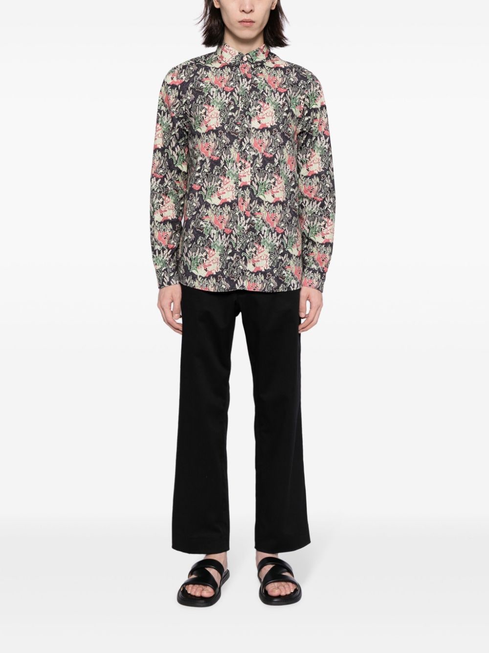 PS Paul Smith Overhemd met bloemenprint - Veelkleurig