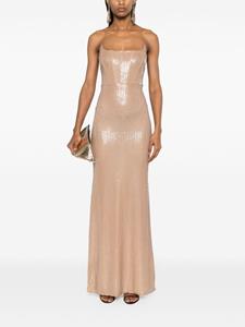 Giuseppe Di Morabito Maxi-jurk met pailletten - Beige