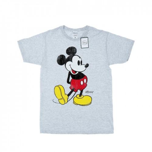 Disney Heren Mickey Mouse Klassiek Kick T-shirt