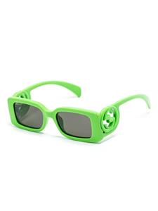 Gucci Eyewear rectangle-frame sunglasses - Groen
