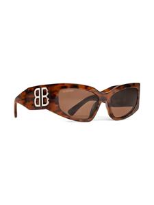 Balenciaga Eyewear Bossy zonnebril met schildpadschild-design - Bruin