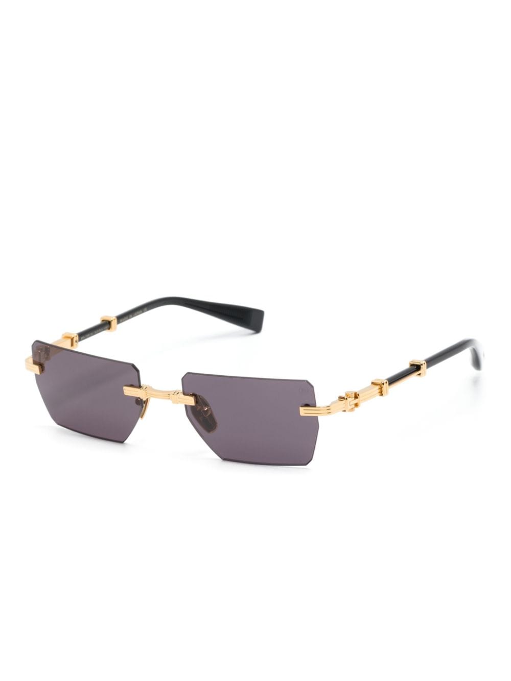 Balmain Eyewear Pierre zonnebril met geometrisch montuur - Goud
