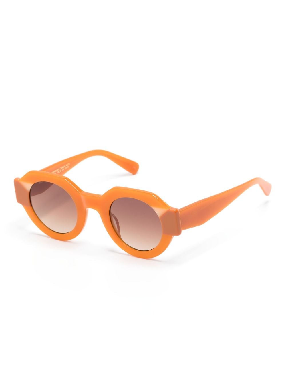 Kaleos Foote zonnebril met rond montuur - Oranje