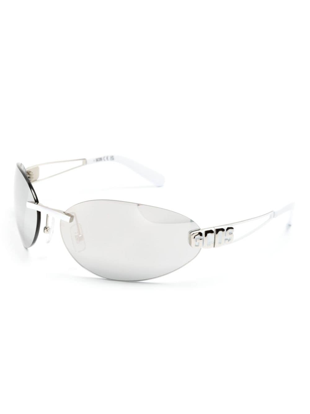 Gcds GD0032 zonnebril met ovaal montuur - Wit