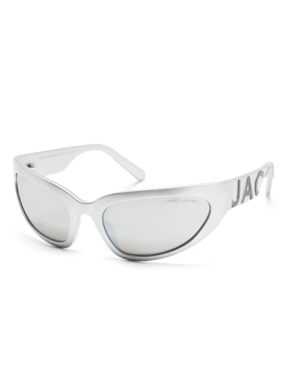 Marc Jacobs Eyewear The Bold Logo zonnebril met bikermontuur - Grijs