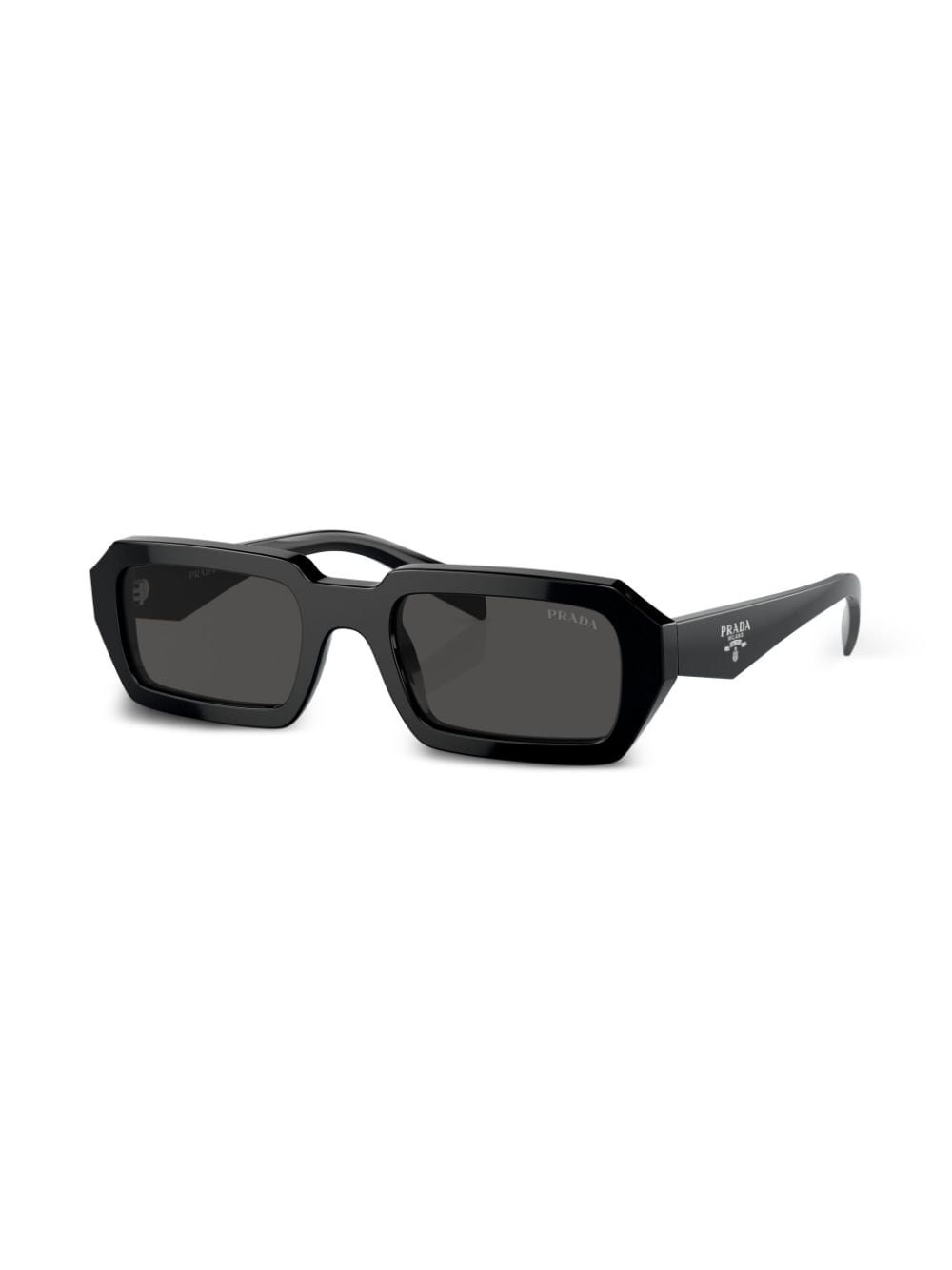 Prada Eyewear Zonnebril met logo - Zwart