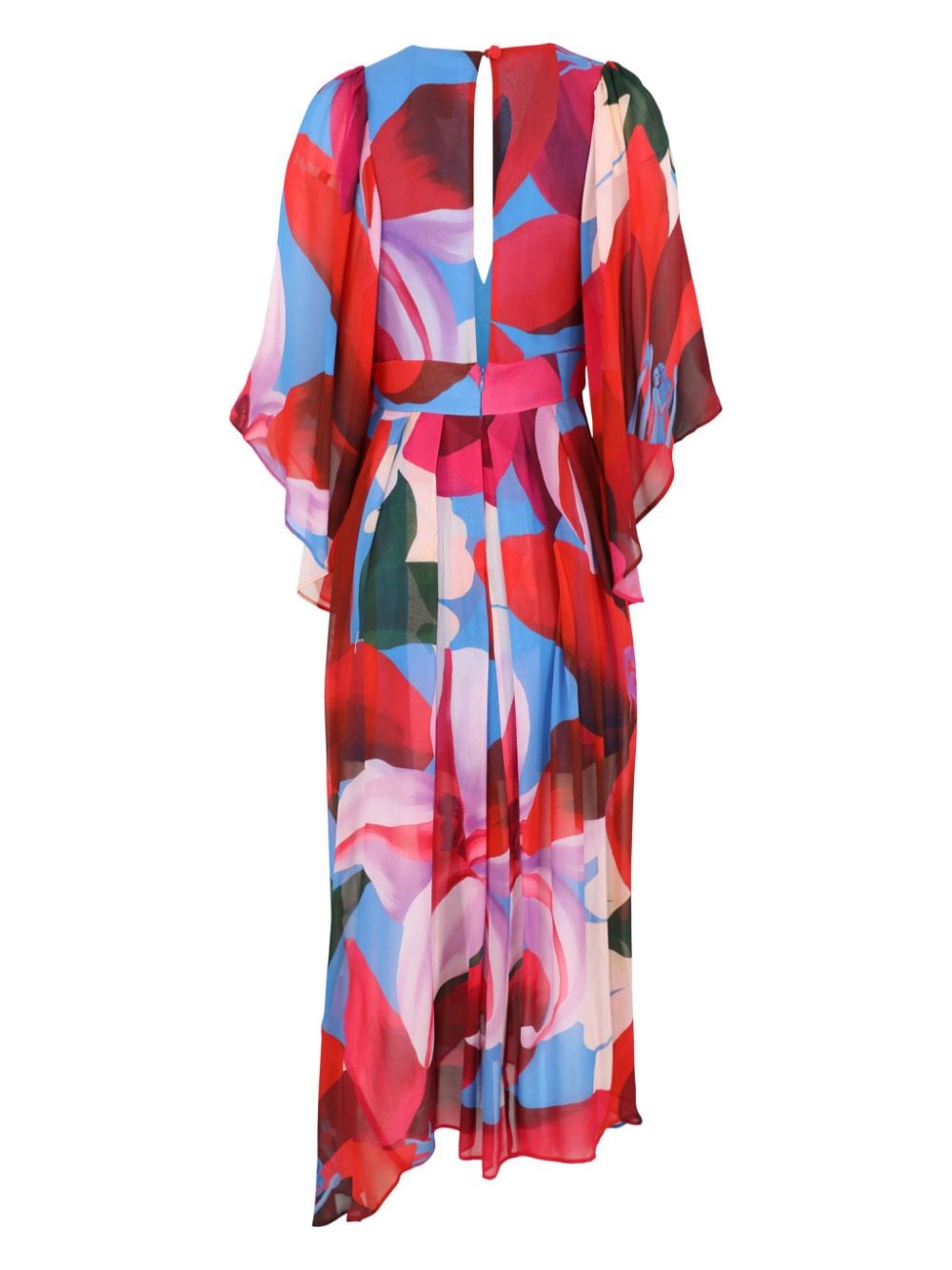FARM Rio Maxi-jurk met bloemenprint - Rood