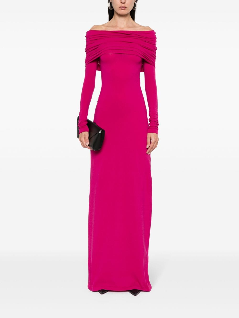 Balenciaga Stretch maxi-jurk - Roze