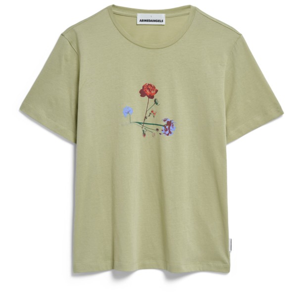ARMEDANGELS  Women's Maarla Litaa - T-shirt, olijfgroen