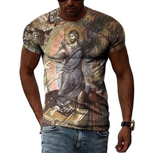 ETST WENDY 05 Zomer Retro Egyptische Fresco's grafische t-shirts Mannen Casual Persoonlijkheid 3D Gedrukt Cool t-shirt Hip Hop Harajuku Korte mouw Tee
