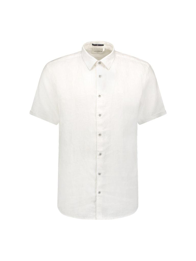 No- Excess Male Overhemden 23480336sn Shirt Short Sleeve Linen Solid