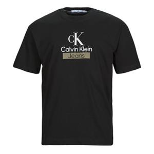 Calvin Klein Jeans T-shirt Korte Mouw  STACKED ARCHIVAL TEE