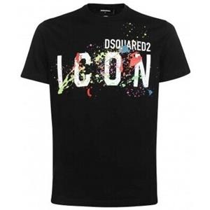 Dsquared T-shirt Korte Mouw  T-Shirt Icon Homme noir