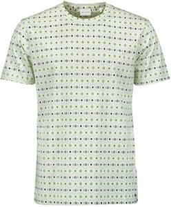 No Excess T-shirt korte mouw ronde hals print allover mint