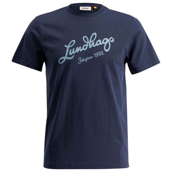 Lundhags  Järpen Logo T-Shirt - T-shirt, blauw