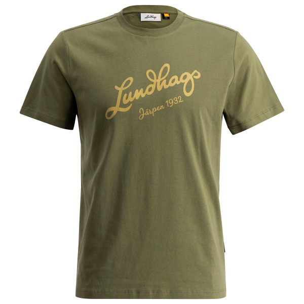 Lundhags  Järpen Logo T-Shirt - T-shirt, olijfgroen