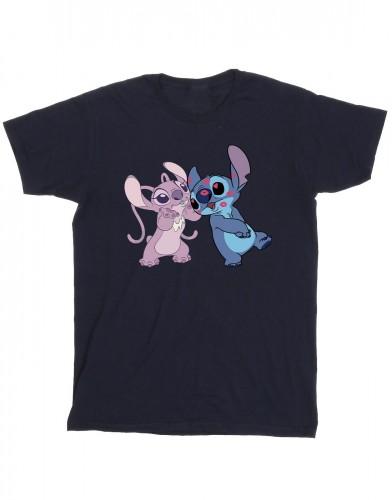 Disney Heren Lilo & Stitch Kisses T-shirt