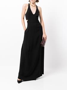 Victoria Beckham Maxi-halterjurk - Zwart