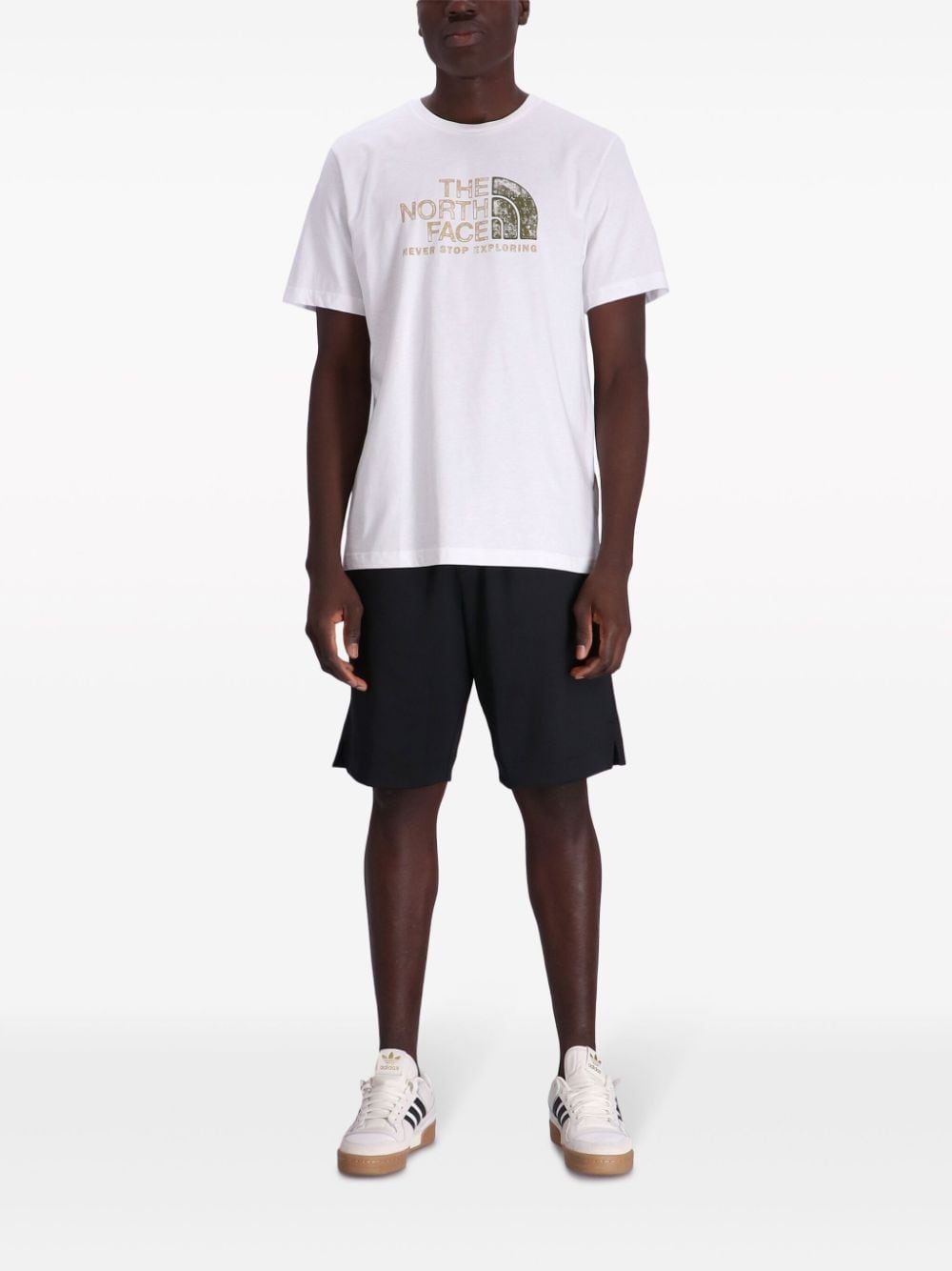 The North Face T-shirt met logoprint - Wit