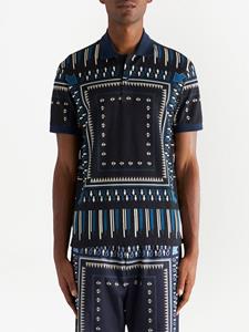 ETRO Poloshirt met geometrische print - Blauw